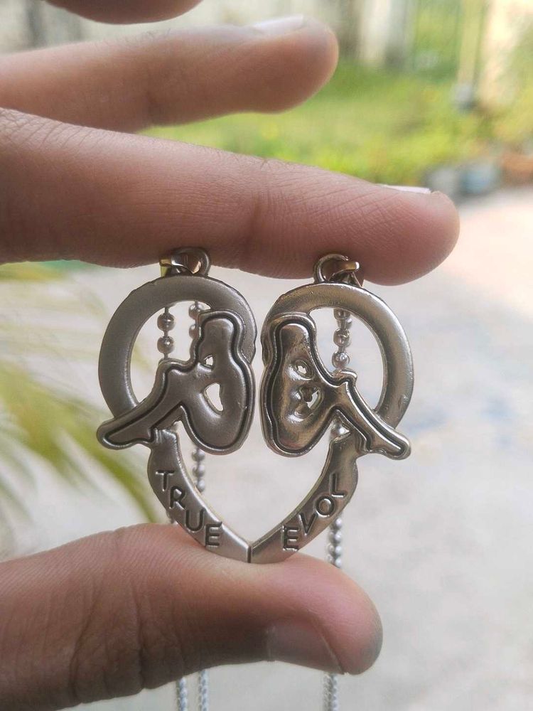 Shiv Jagdamba Couple Jewellery Broken Heart 2 Pcs