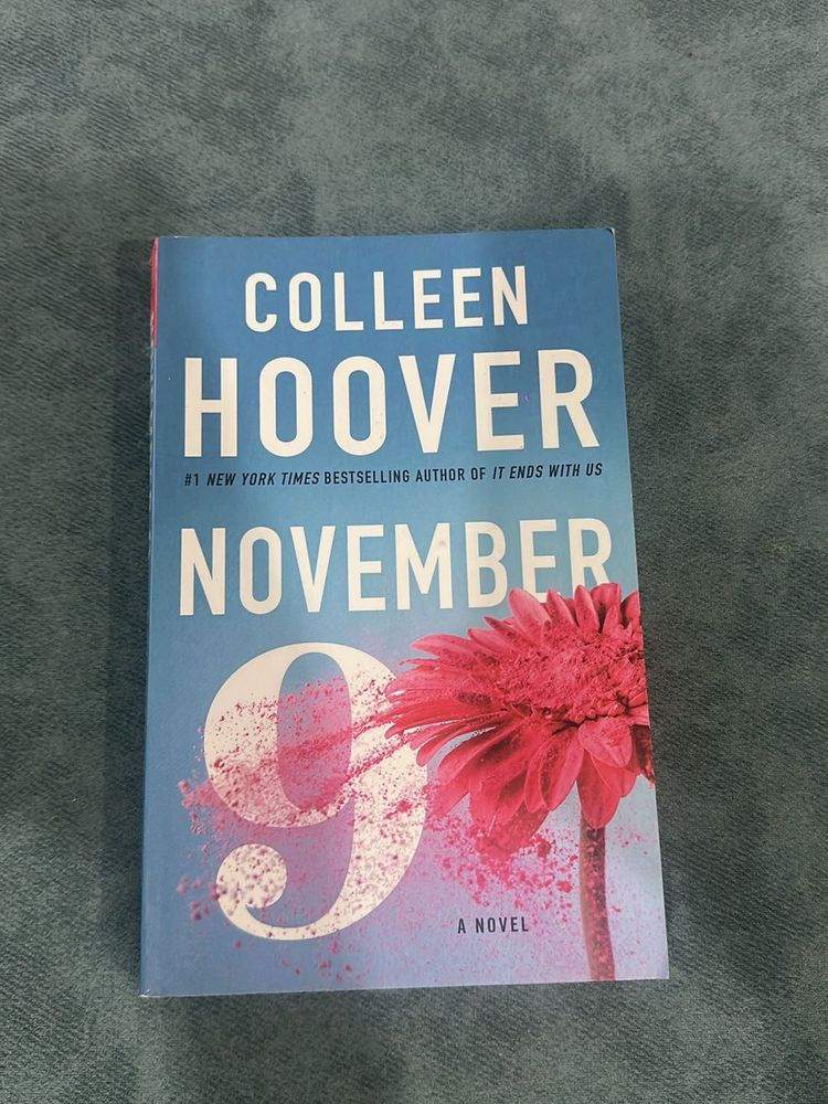 November 9 By Author Colleen Hoover
