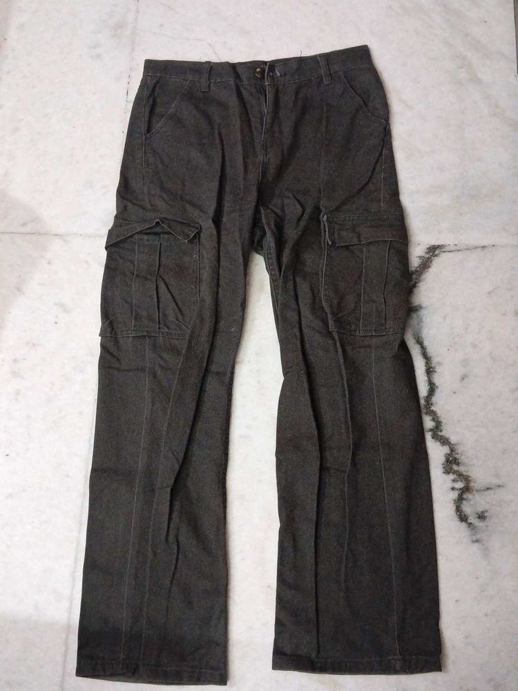 Dark Gray Cargo Pants