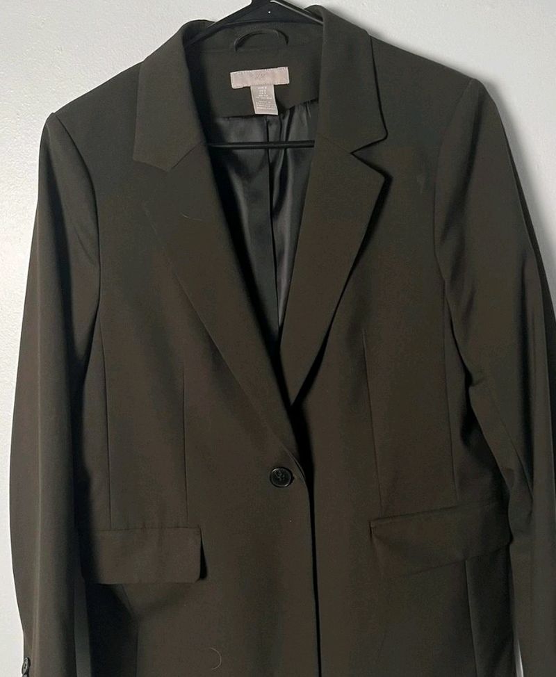 H&amp;m Olive Green Blazer