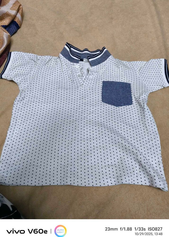 Cute Polka Dot Polo tShirt
