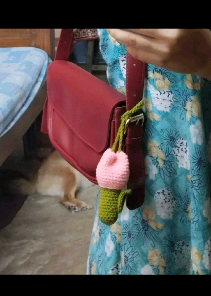 Crochet Tulip Lipbalm Holder 🌷