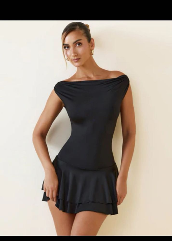 Black Off-Shoulder Dress