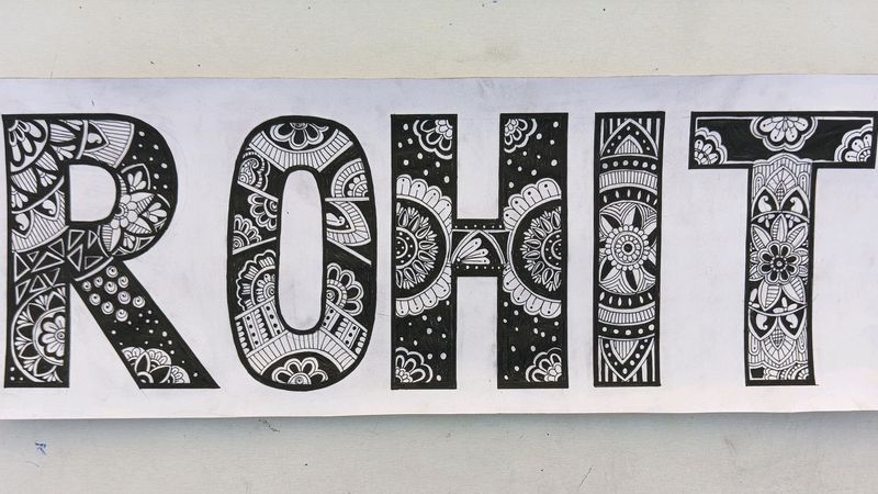 Name Mandala Art