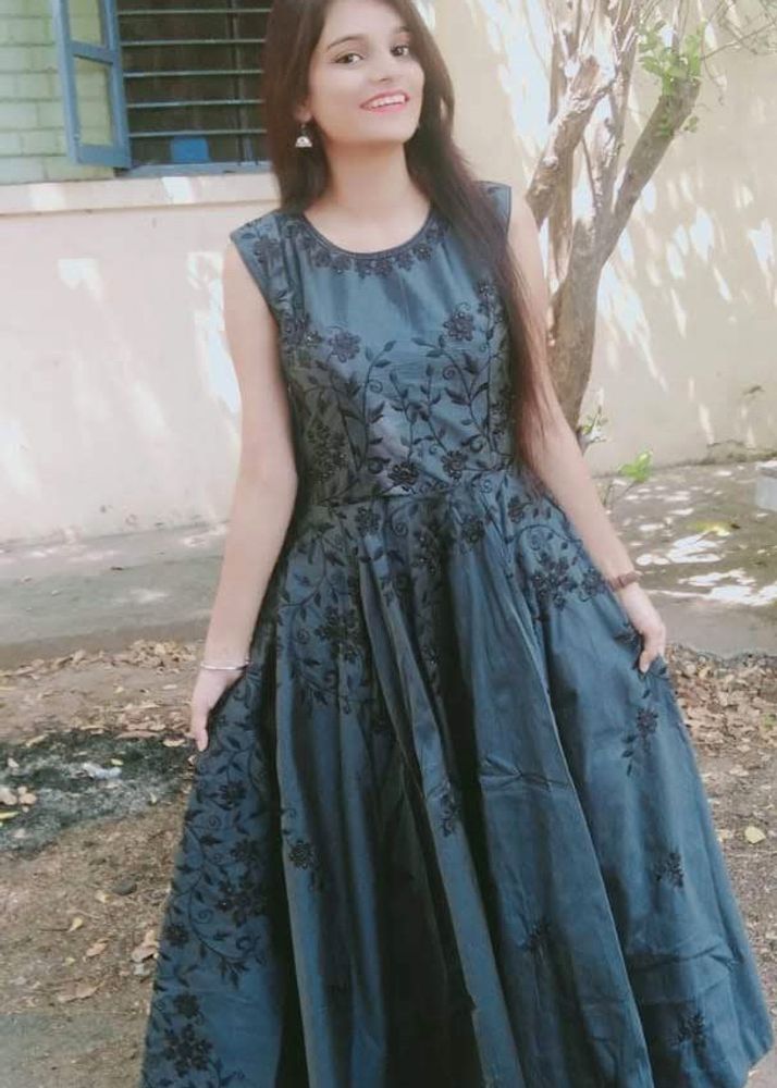 Price Drop ,Bottle Green Gown