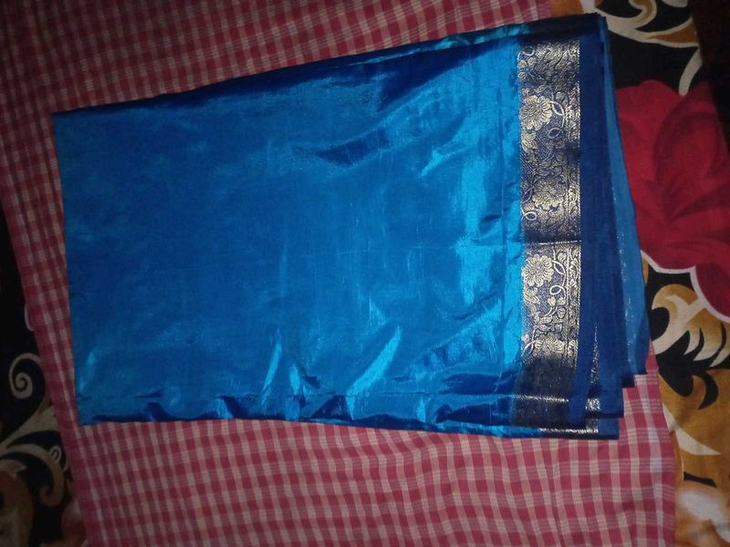 Elegant Blue Saree