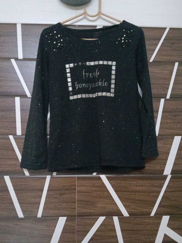 Sparkly Long Sleeve Top