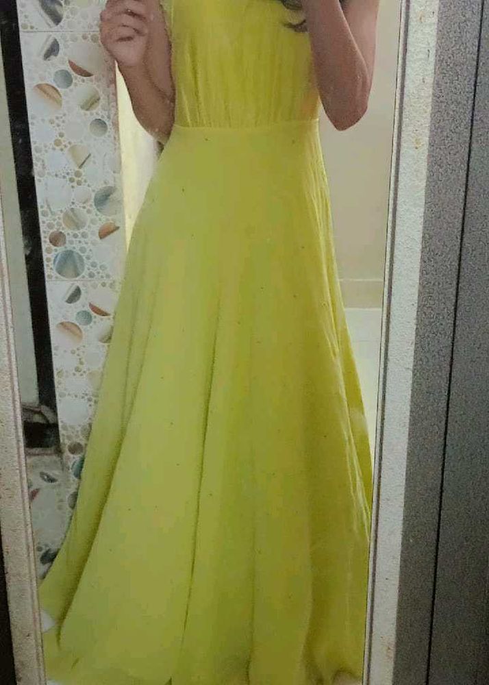 Ethnic Gown Heavy Work