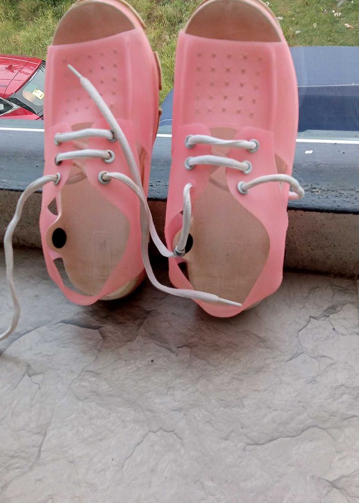 Pink Flat Sandals