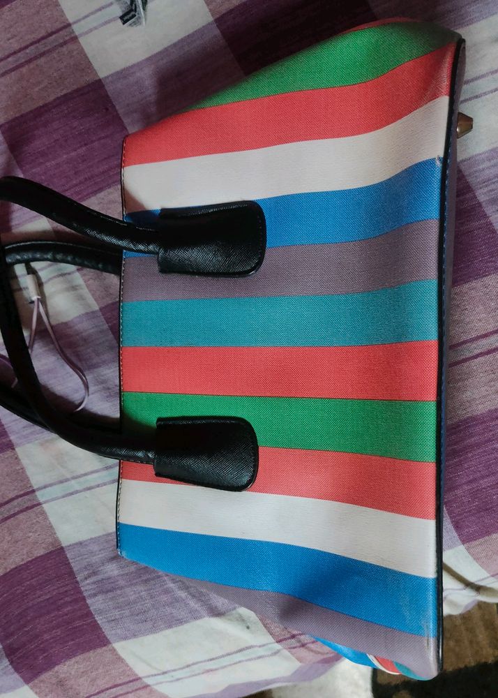 Striped Tote Bag