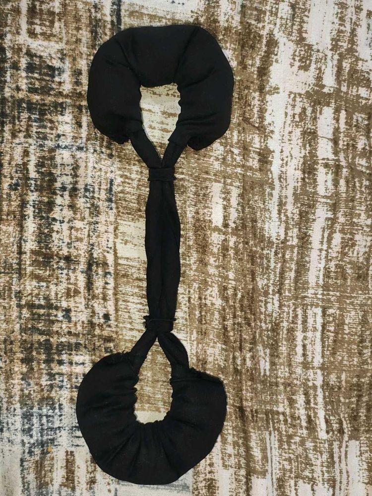 Black Adjustable Yoga Strap