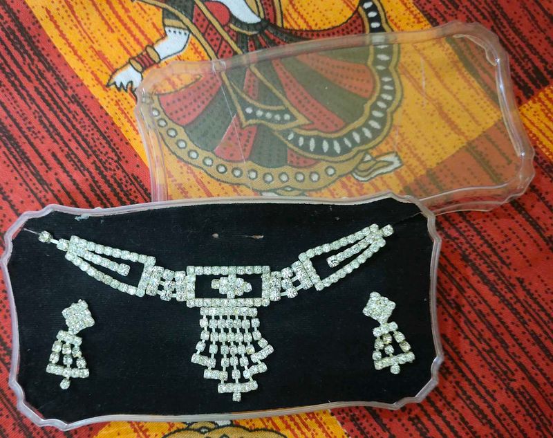 Stone Jewellery Set With Earring 🤍😍