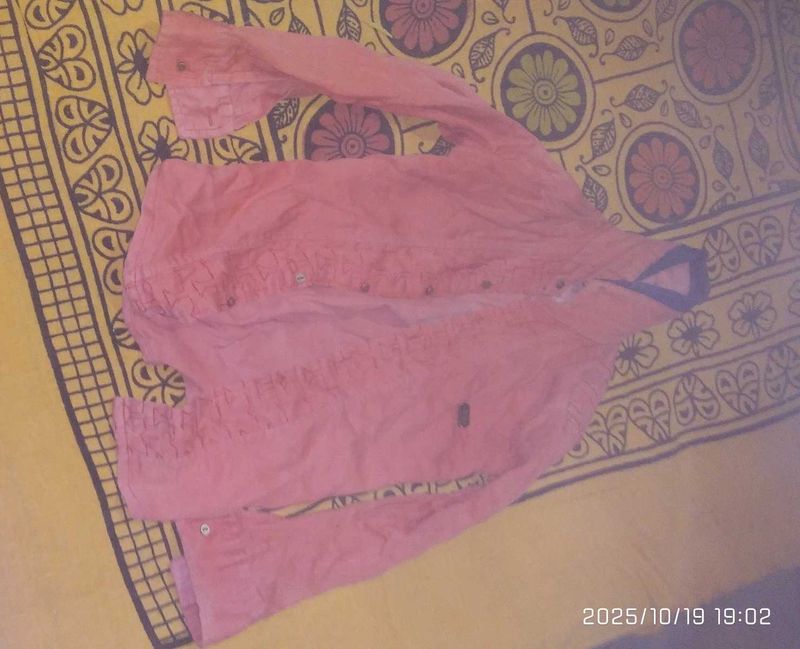 Pink Casual Shirt