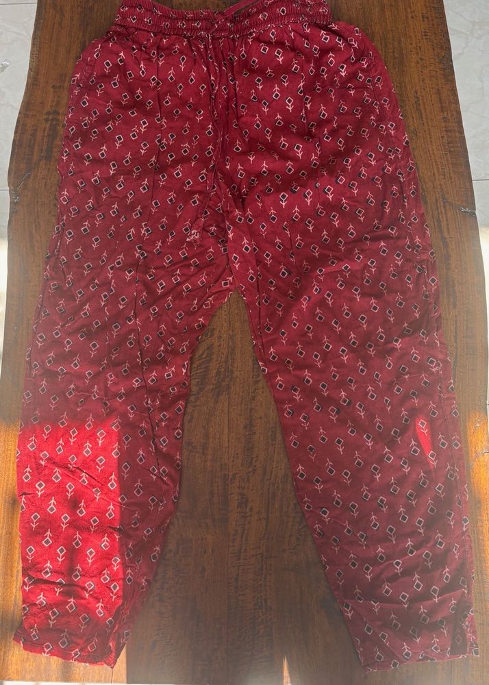 Red Palazzos