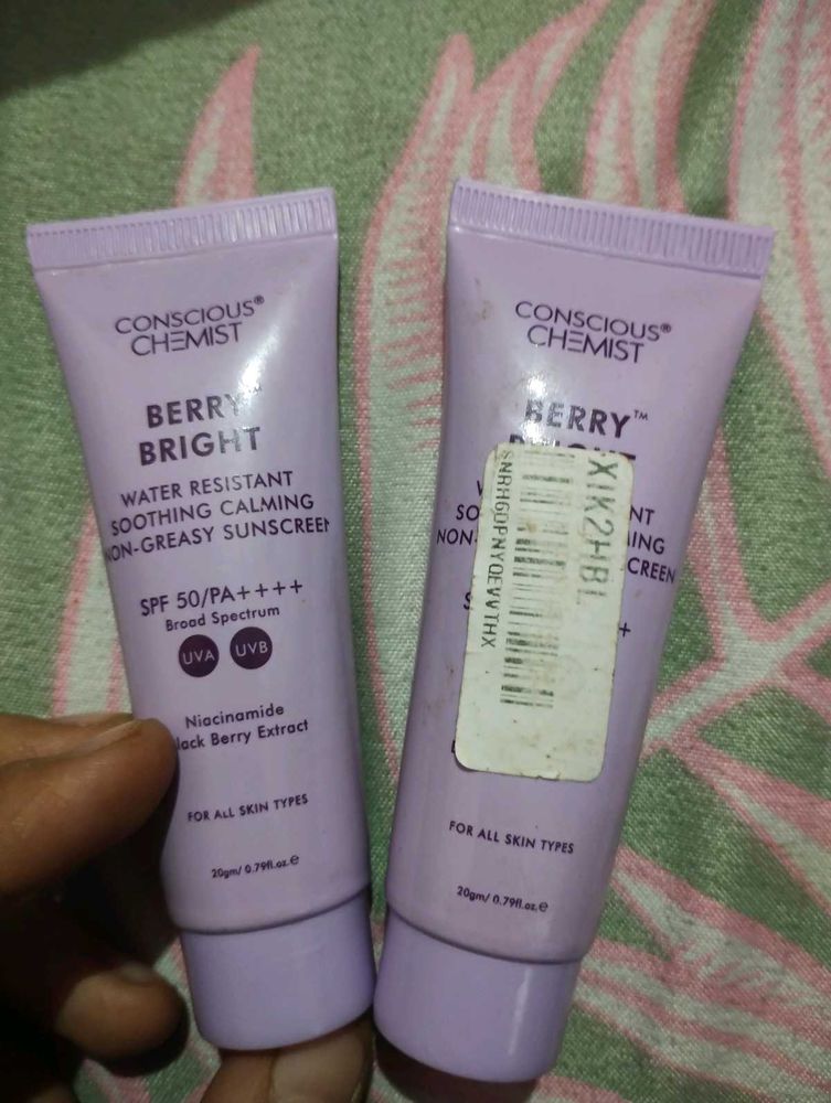 Conscious Chemist Berry Bright Sunscreen