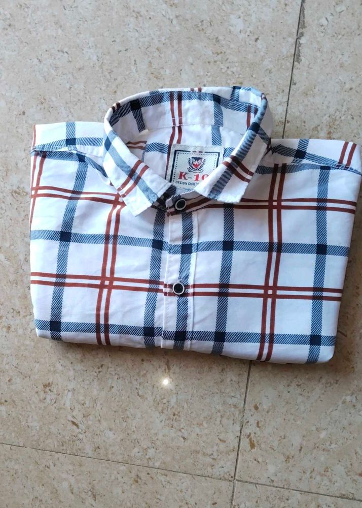 K-10 Checkered Casual Shirt