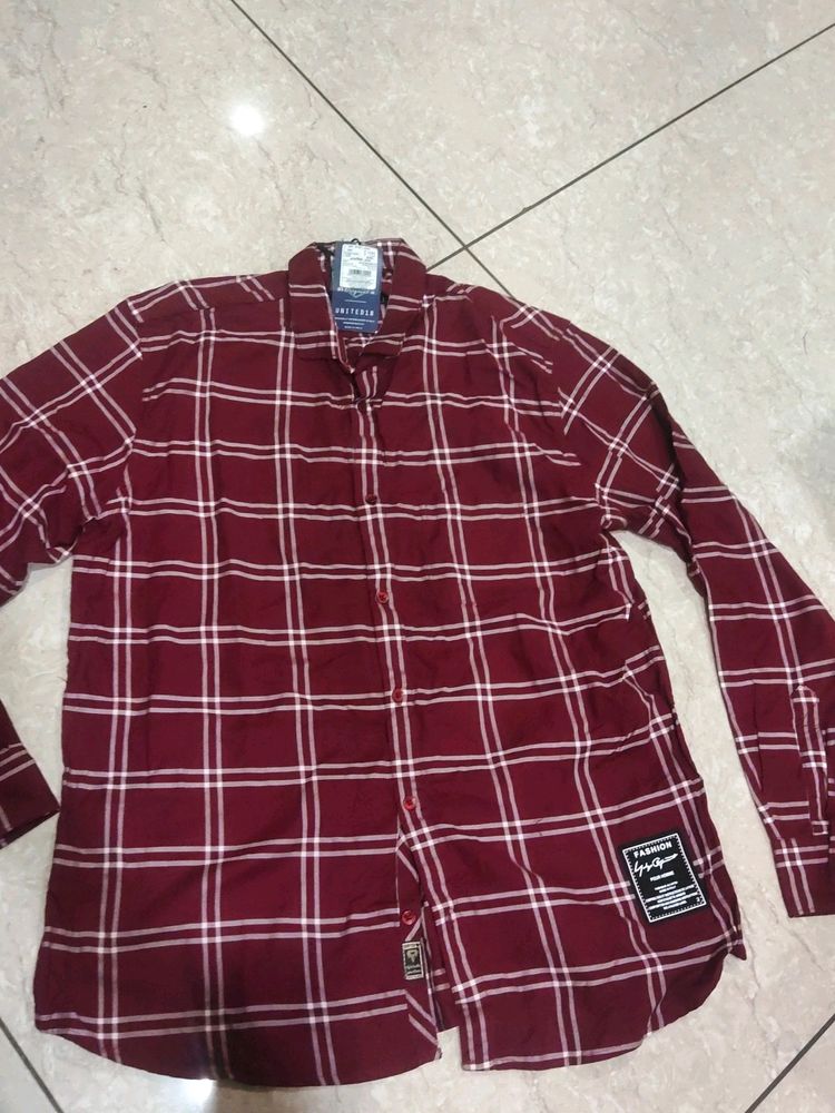 Maroon Colour Shirt