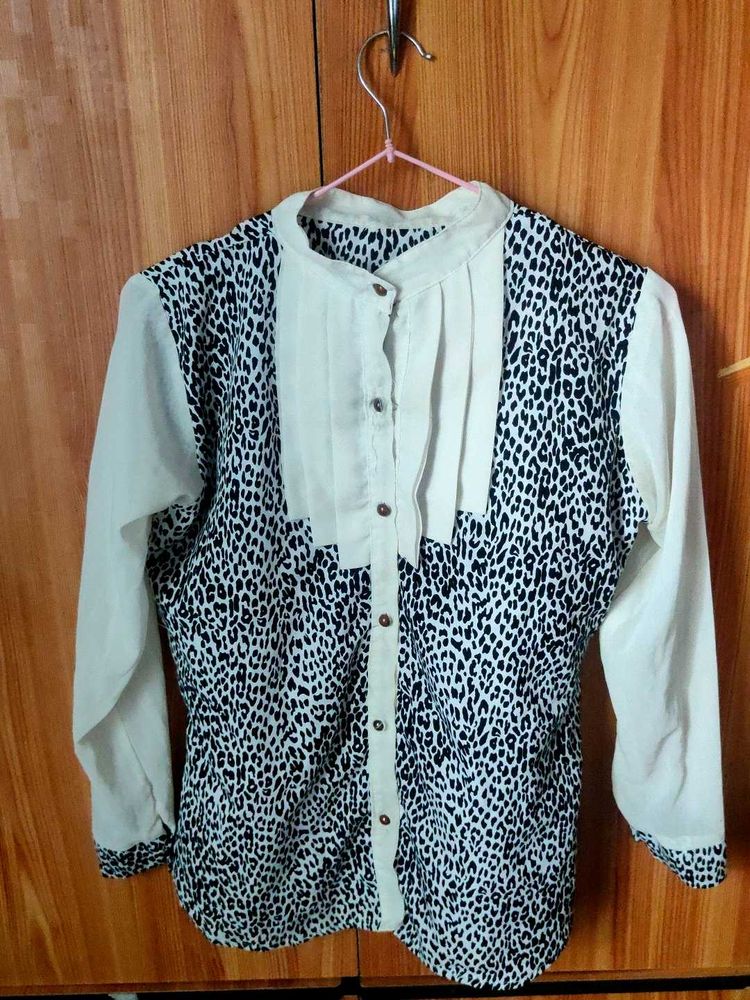 Animal Print Blouse