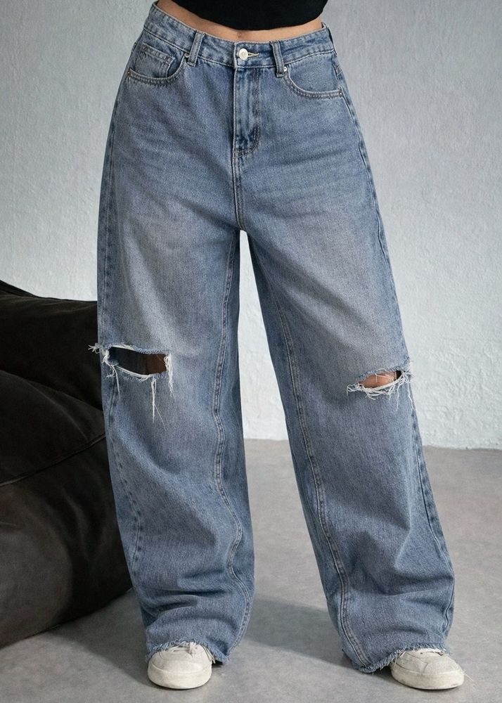 Y2k Faded Baggy Jeans