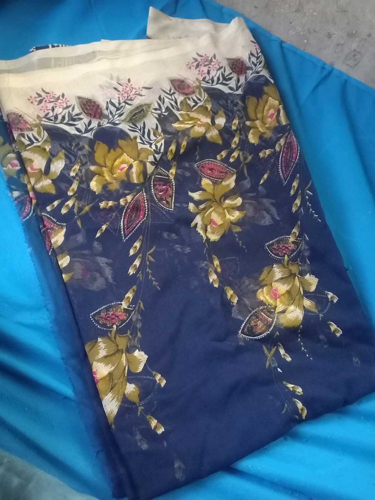 Elegant Floral Saree