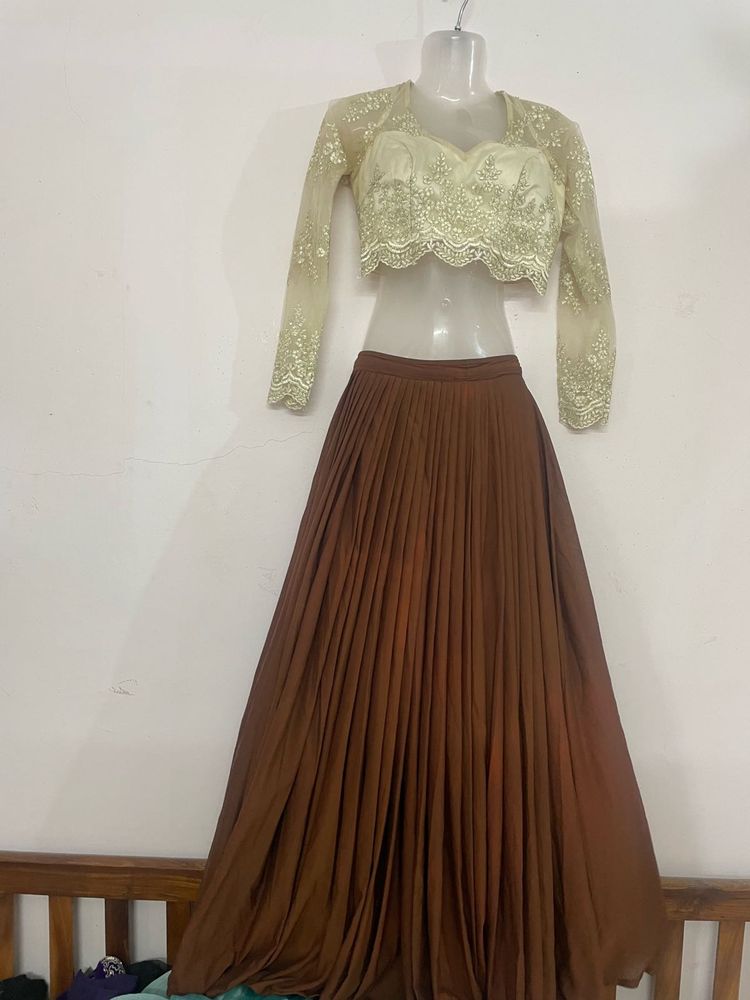 SATIN LEHENGA CHOLI