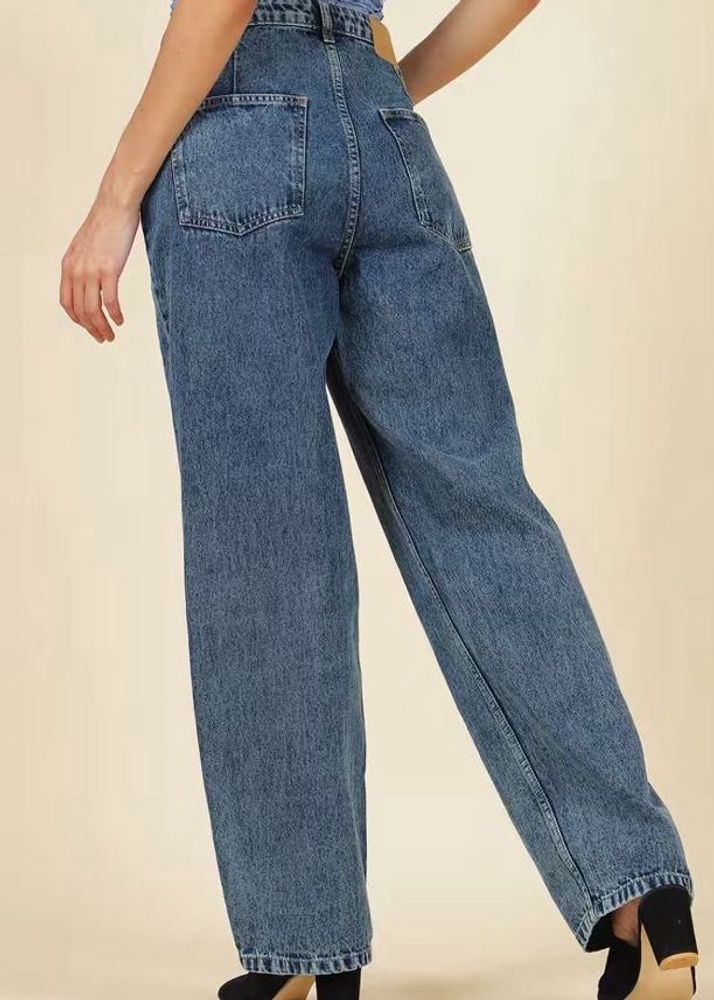 Wide Leg Denim Jeans