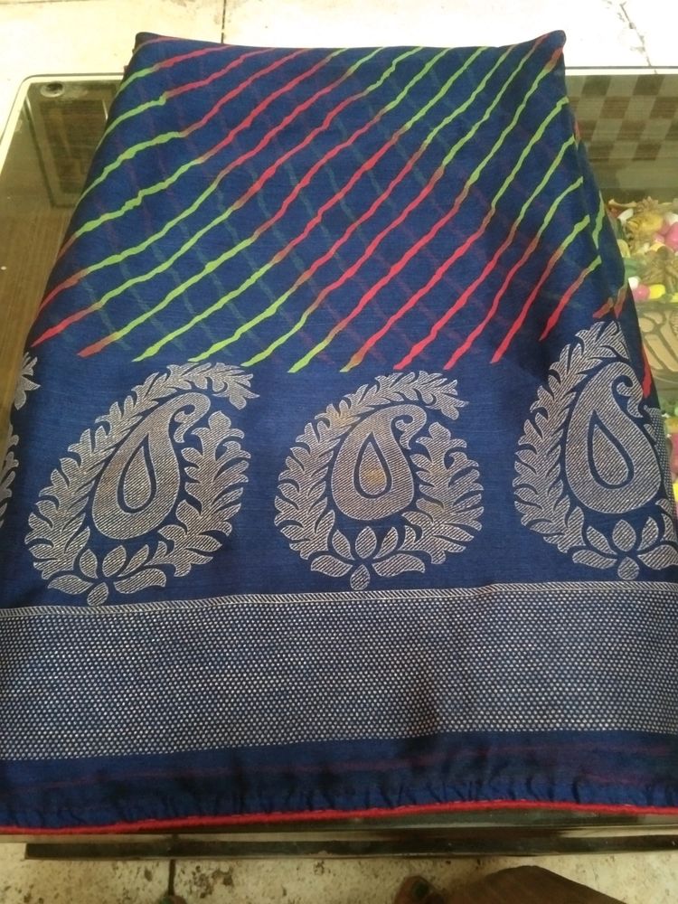 Navy Blue Saree