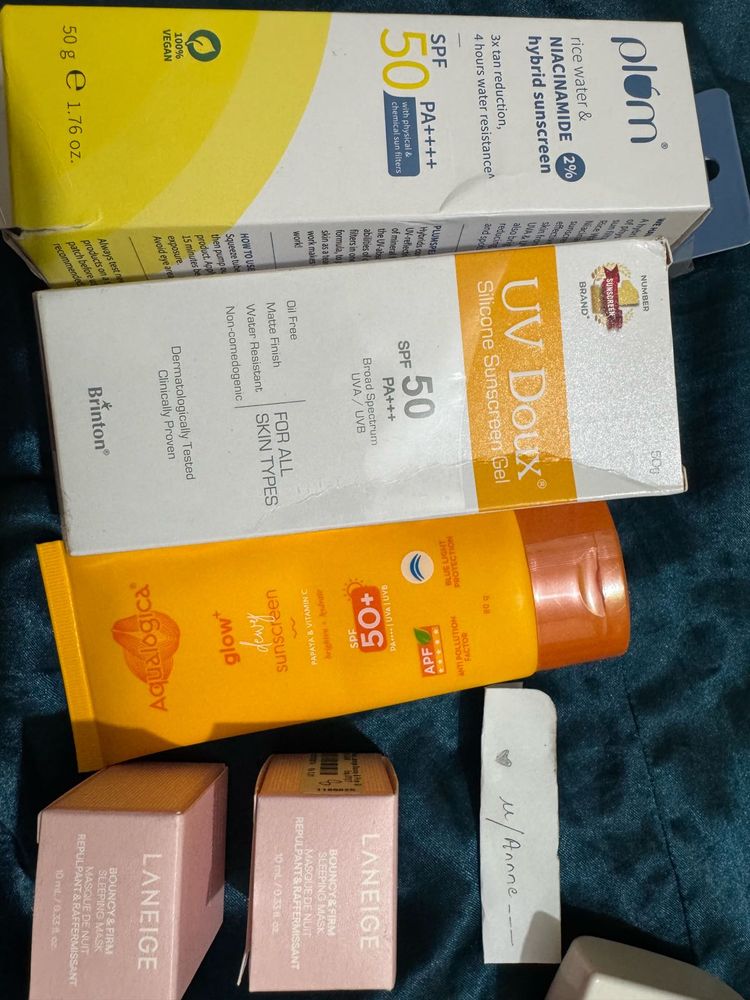 Combo Sunscreen &amp; Sleeping Mask Bundle