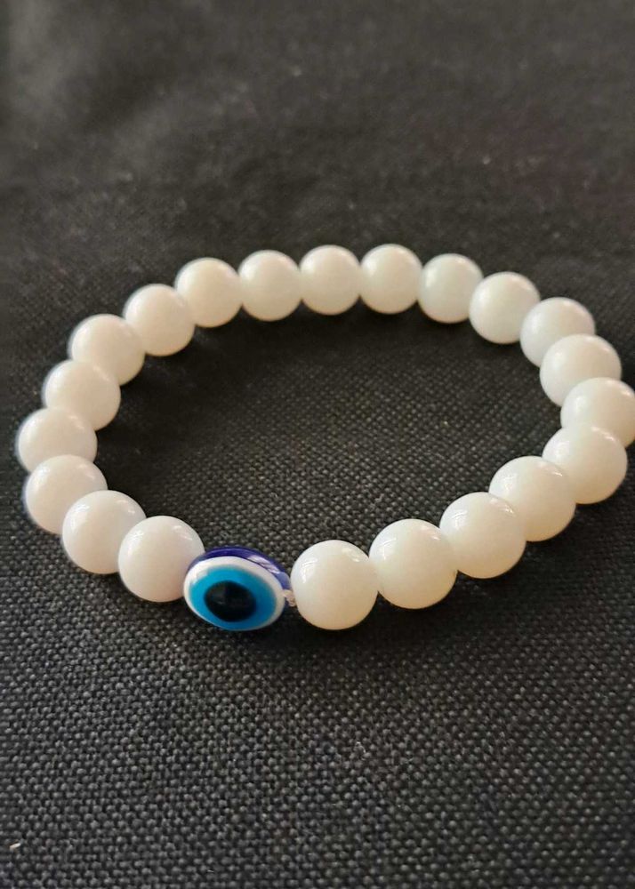 Evil Eye Pearl Bracelet