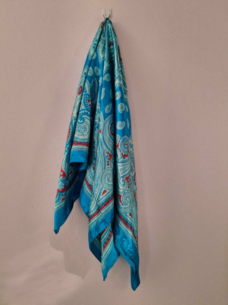 y2k Paisley Scarf (bandana)- Vibrant Blue 💙