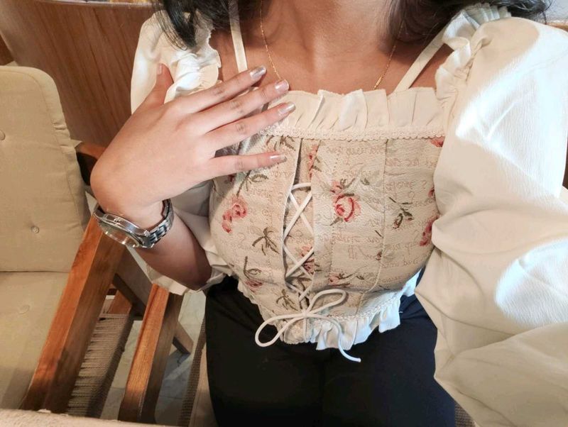 Floral Corset Top