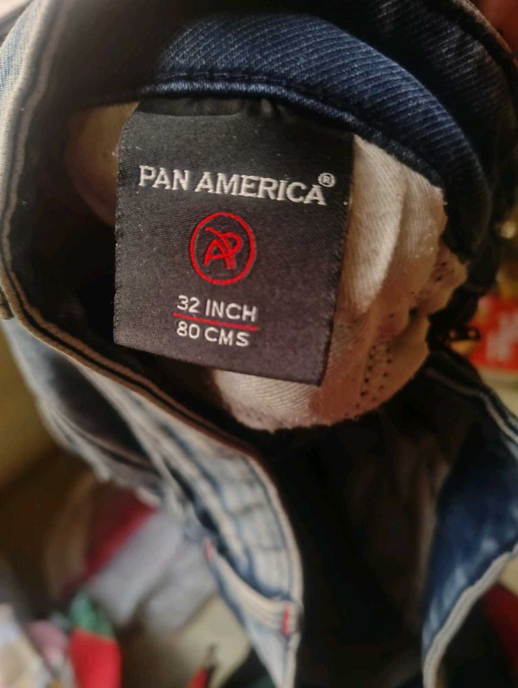 Pan America Denim Light Wash Jeans ,