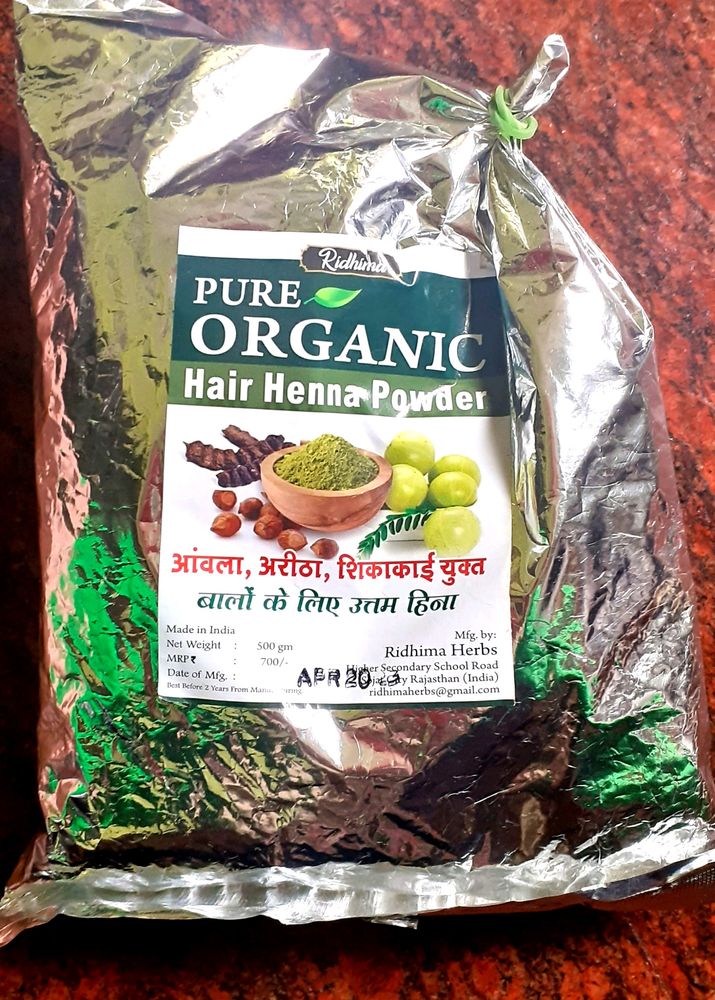 Organic Mehandi Powder