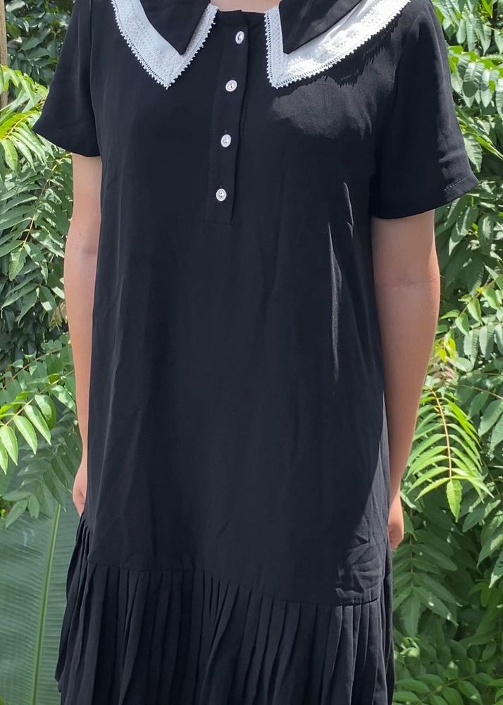 Korean/japanese Style Collar Loose Dress