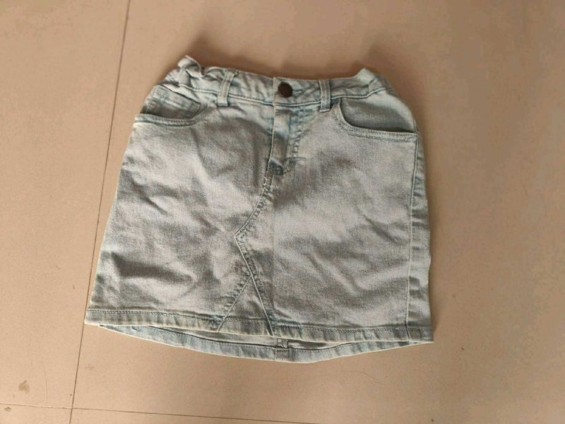 Denim Mini Skirt