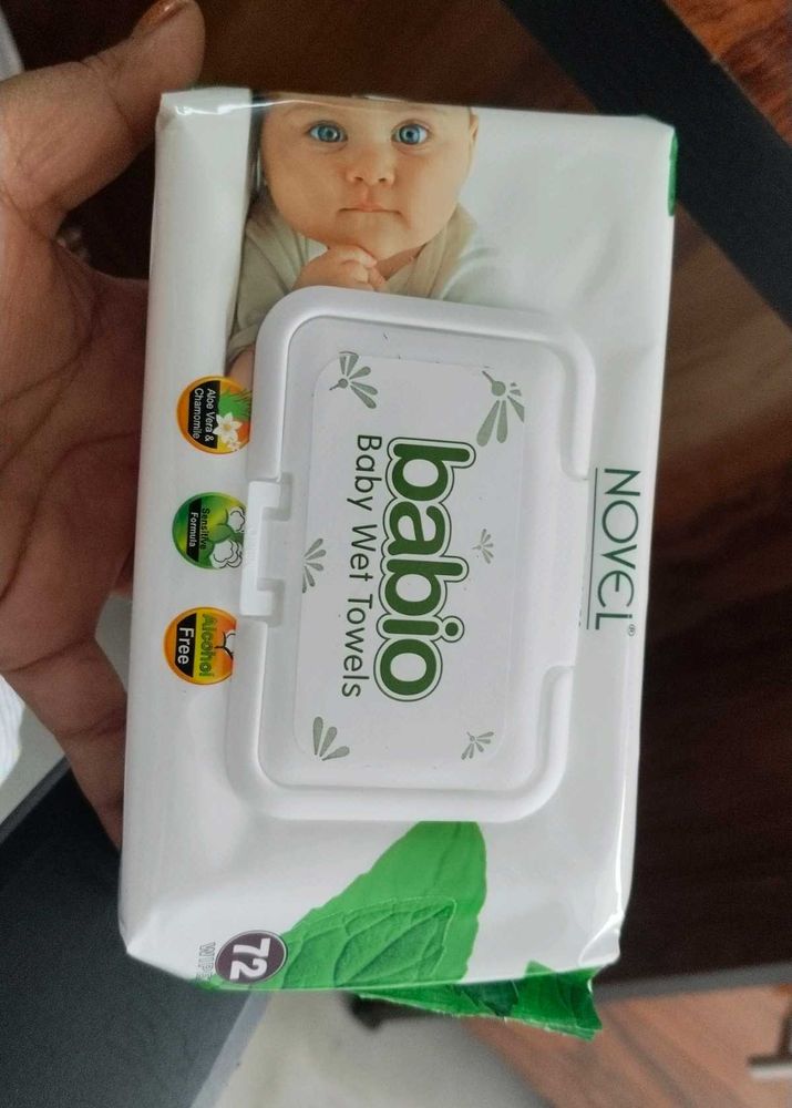 Babio Baby Wet Wipes pack of 2