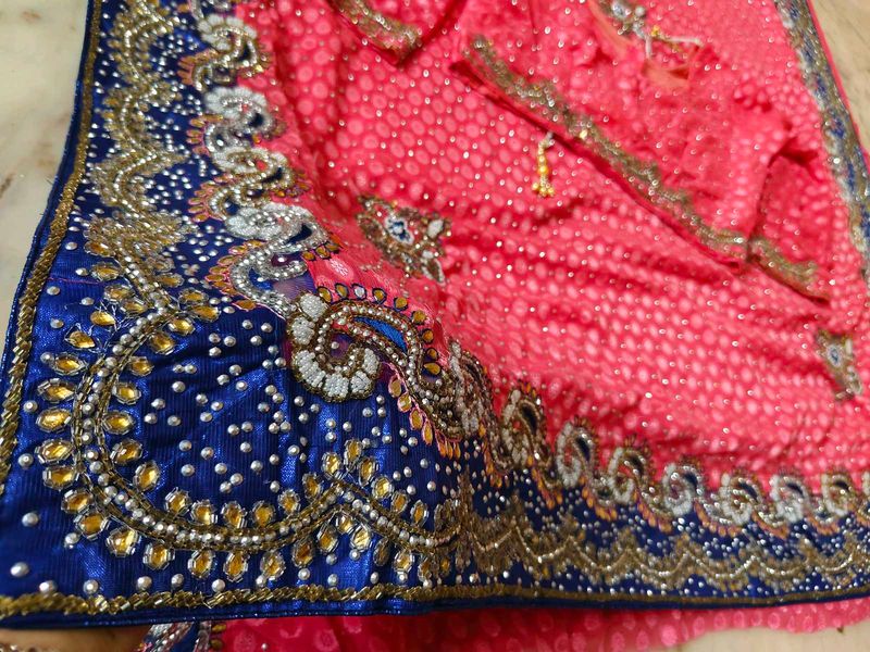 very heavy work Elegant Ethnic Saree with blouse