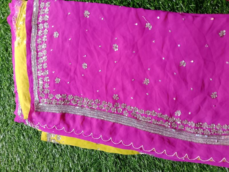 Full Work Saree Without Blouse