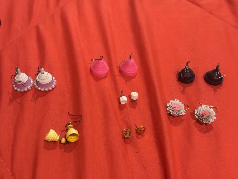 Handmade Quilling Earring