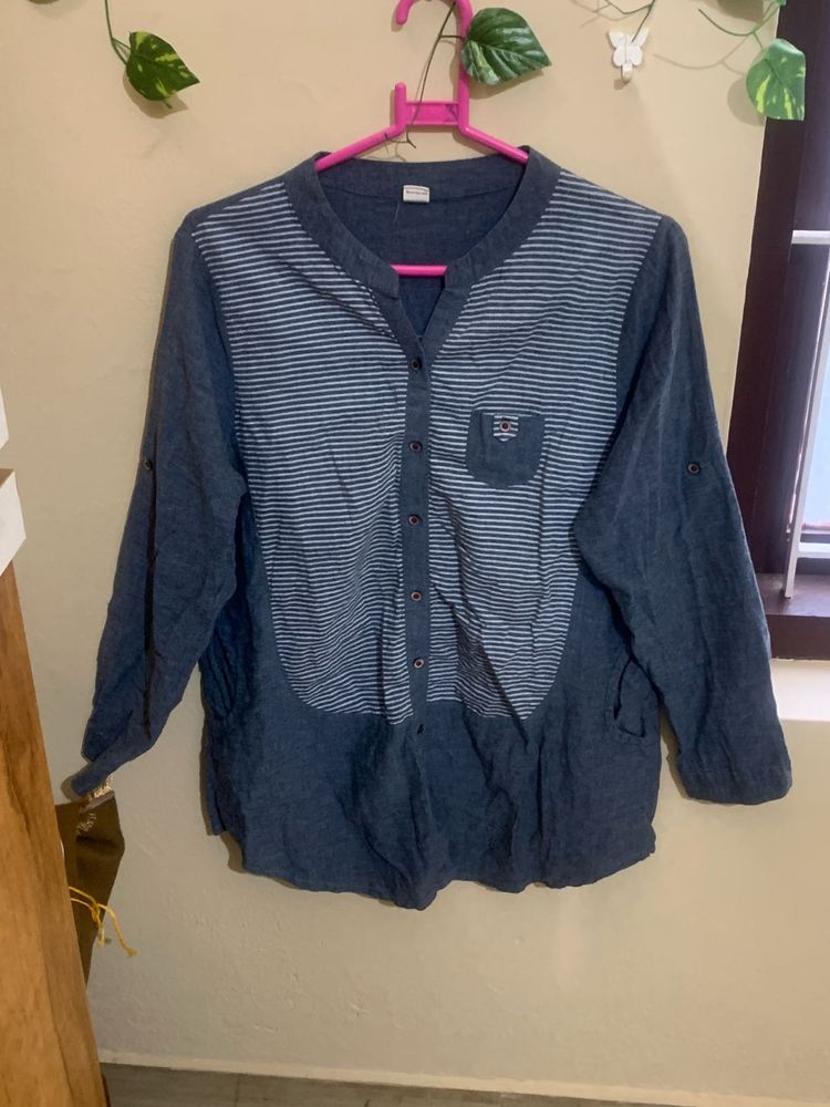 Striped Casual Blouse
