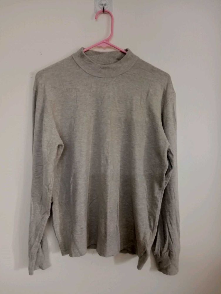 Gray Long Sleeve T-Shirt