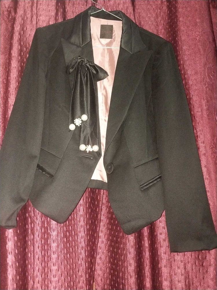 Black Embellished Blazer