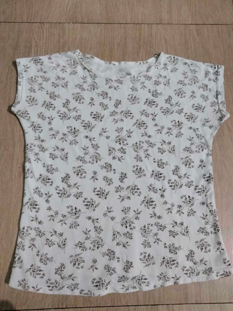 Floral Print Casual Top