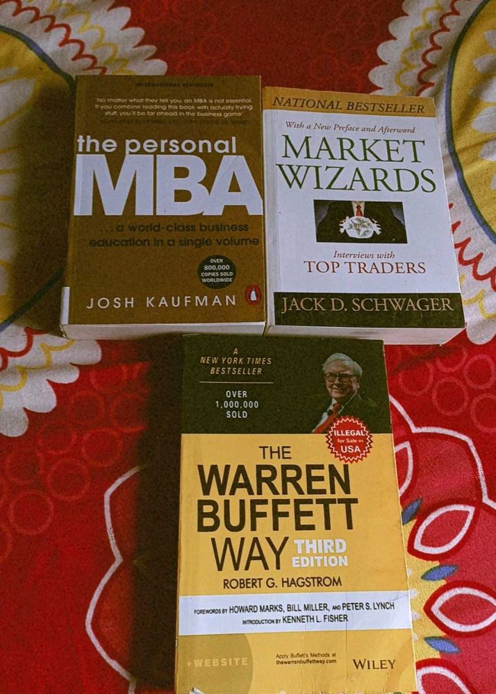 Warren Buffett+ Personal Mba+ Market Wizards Book