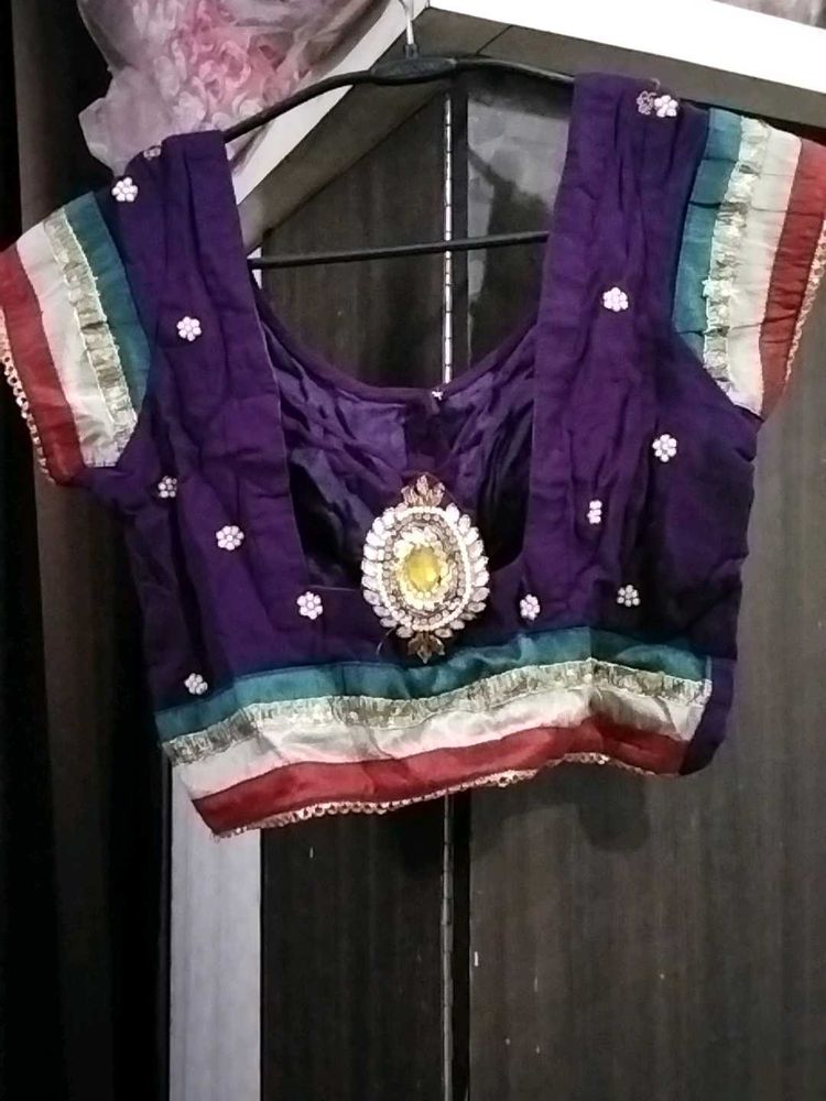 Elegant Purple Blouse