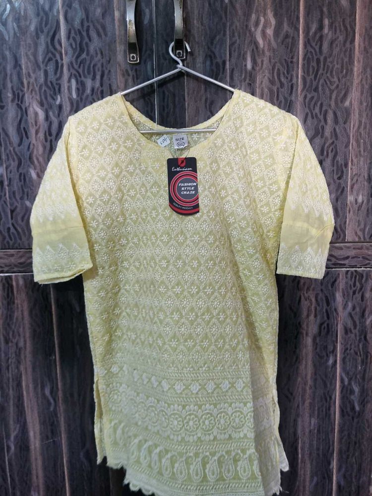 New Chikankari Kurti