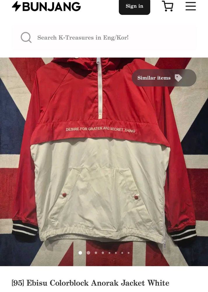 Evisu Colorblock Anorak Jacket