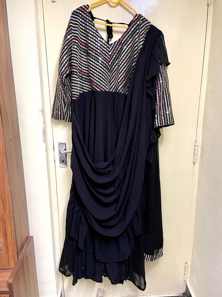 Striped Sequin Dress