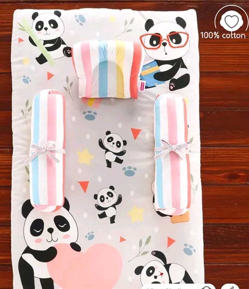 Panda Print Gadda Pillow Set