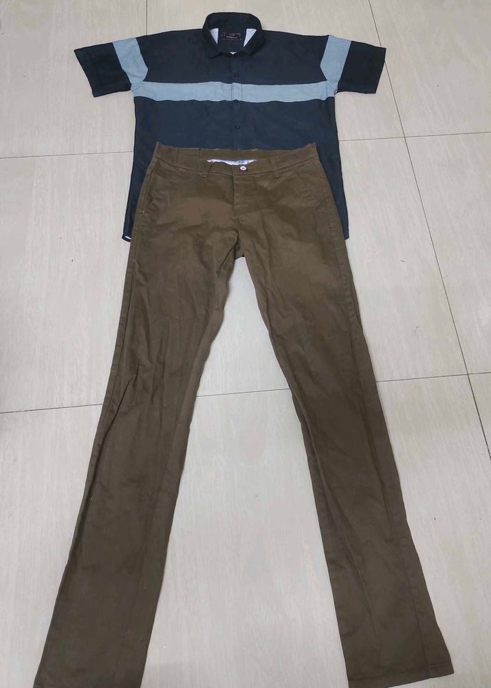Men's Shirt &amp; Trousers Set